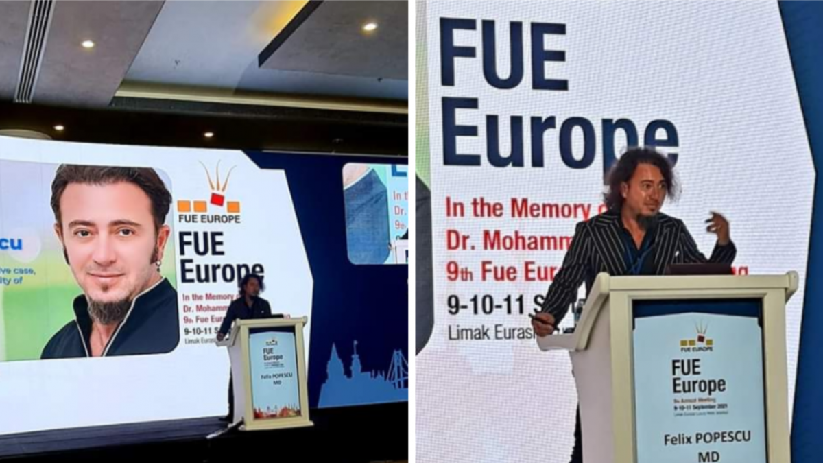 Dr. Felix la FUE Europe 2021